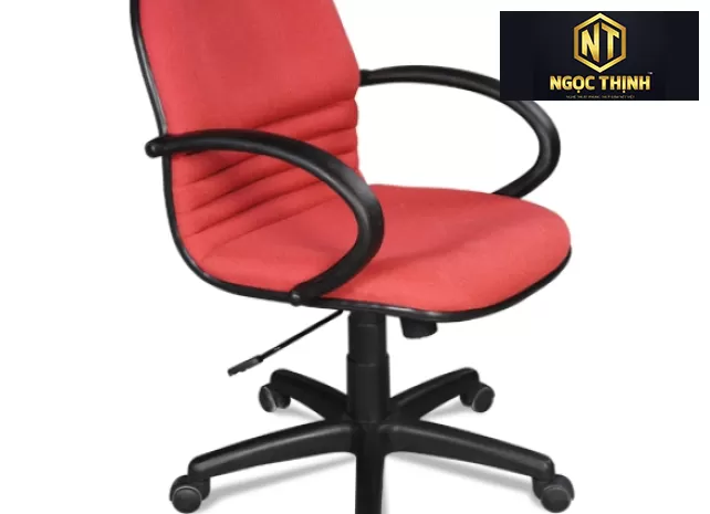 Ghế lãnh đạo lưng trung bọc vải, đệm và tựa liền khối SG710